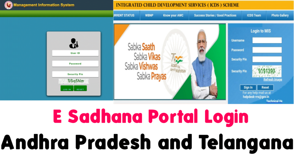 E Sadhana Portal AP & Telangana Govt | WDCW ap.gov.in / tg.nic.in